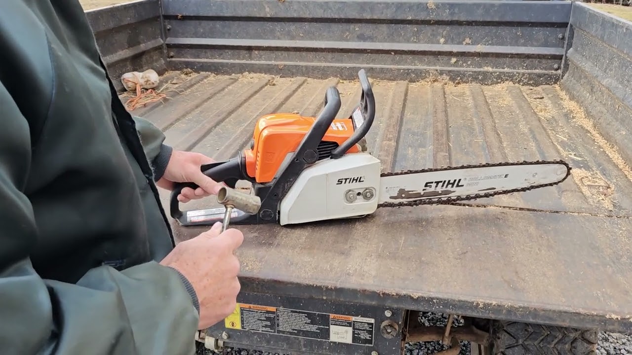 Stihl Chainsaw starting and general tips Part 2