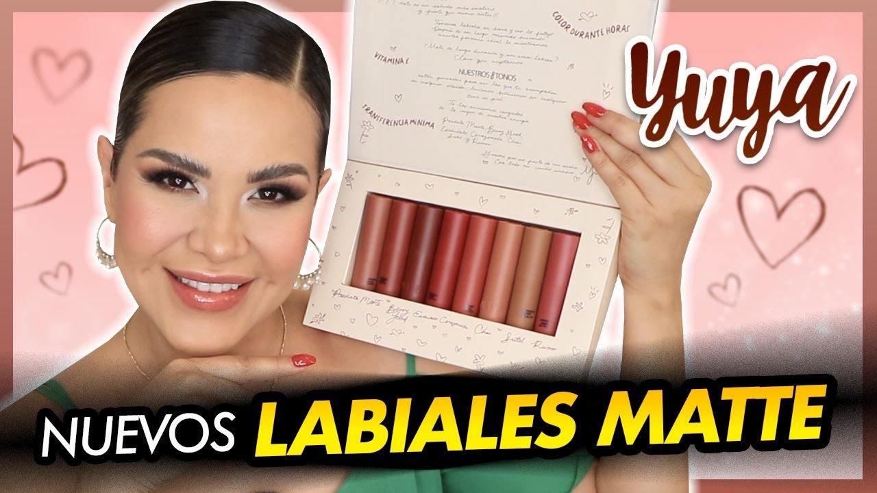 YUYA NUEVOS LABIALES MATTE DEMOSTRACIÓN Y OPINIÓN