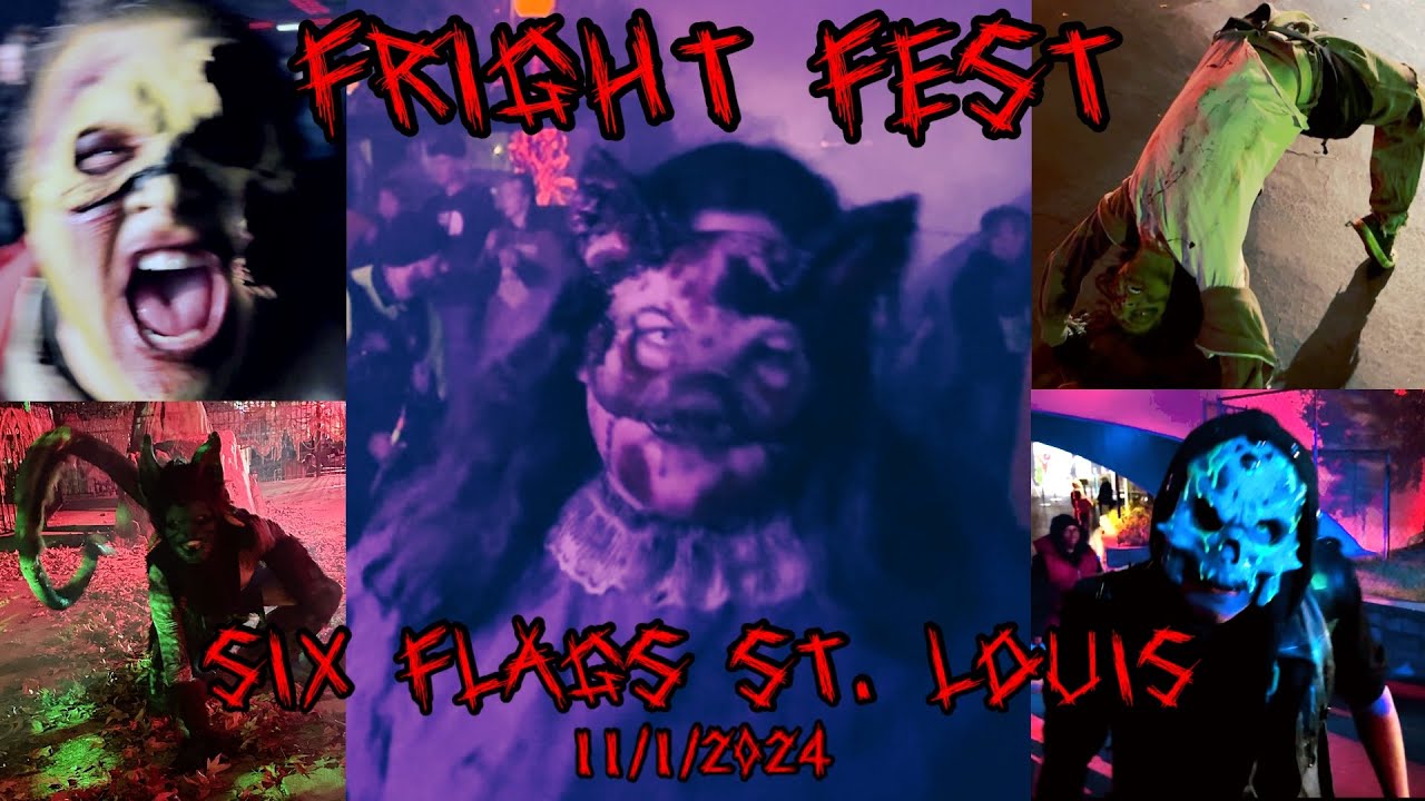 LAST FRIDAY OF FRIGHT FEST! | Freaks Unleashed @ Six Flags St. Louis 11/01/2024