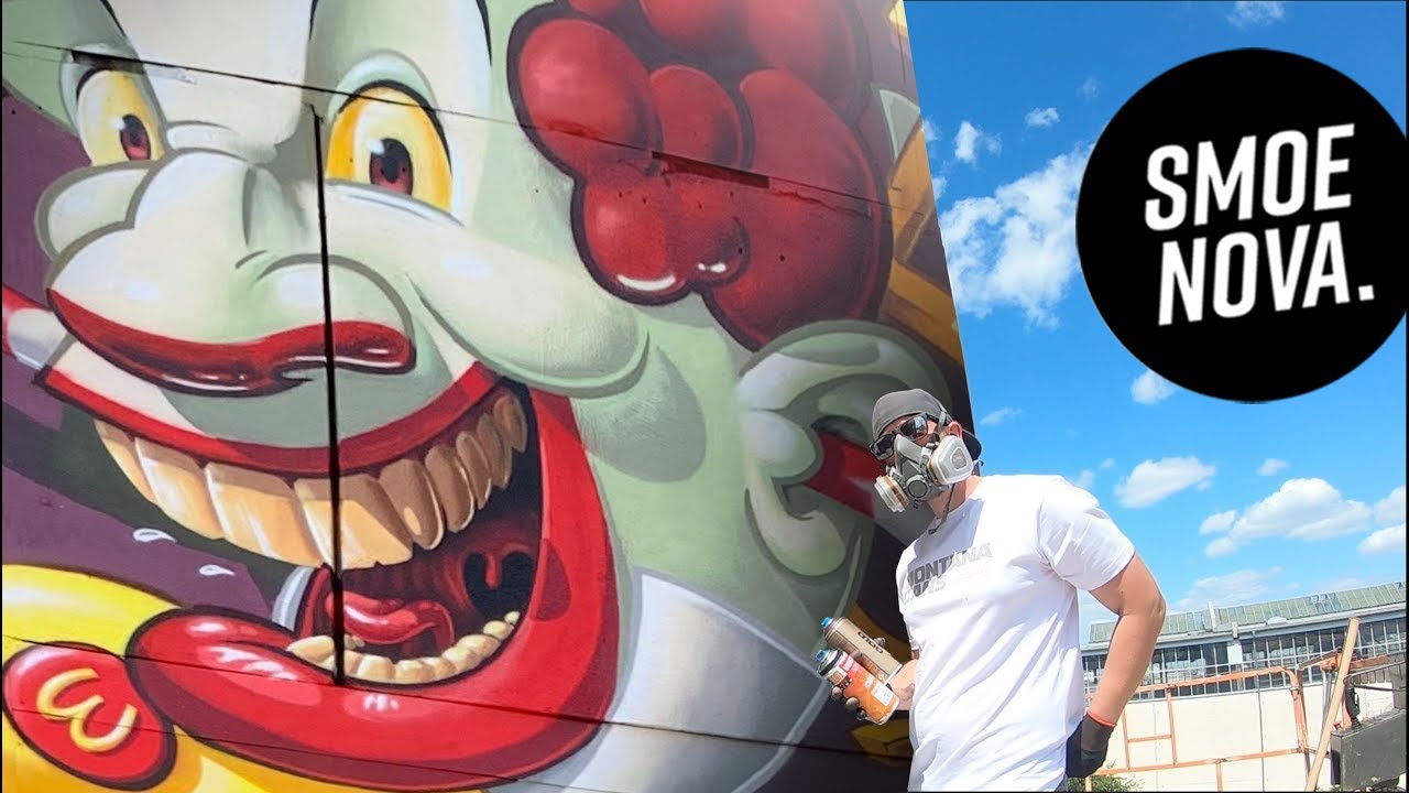 420m² GIANT GRAFFITI CHARACTERS at  EUROPE's biggest hall of fame