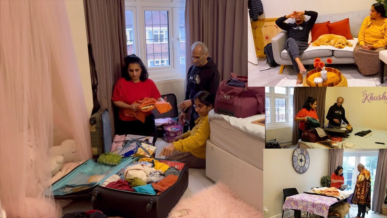 The Final Packing for India... Dad got emotional🥺❤️