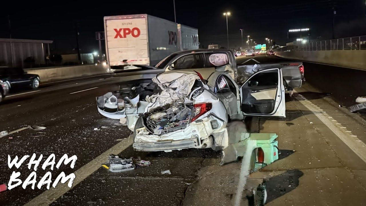 SUV Obliterated By Semi, Right In Front Of Me! + 19 more | Dashcam Stories #135