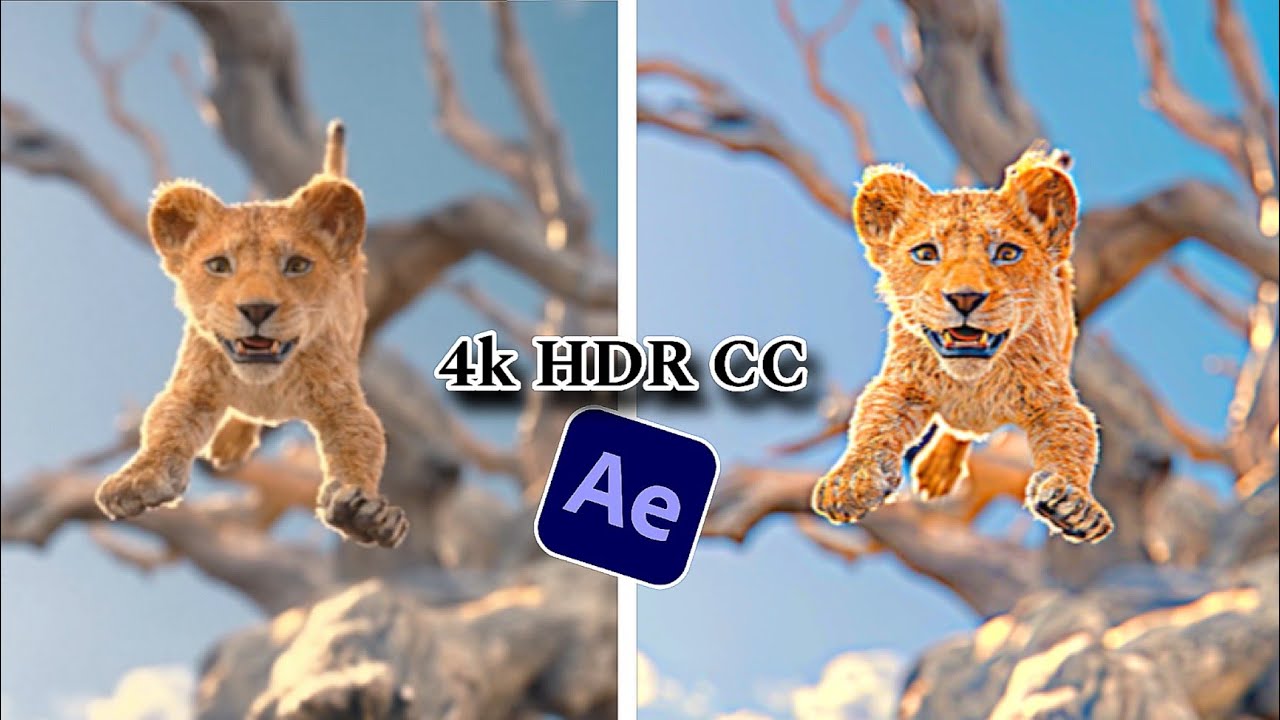 4k HDR Free CC Preset For After Effects 2020 and Above 