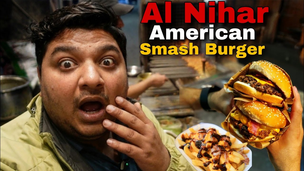 Al Nihar Smash Burger Okhla | American Burger In Delhi | Best Burgers In Delhi