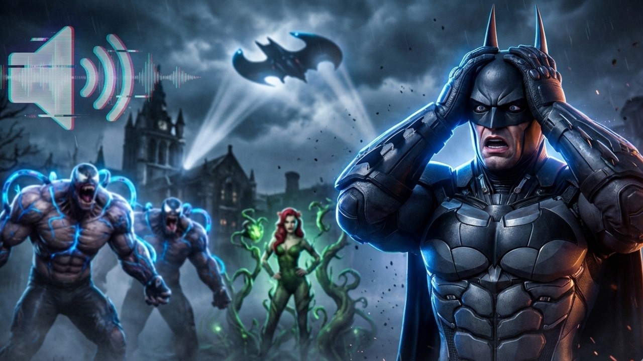 BATMAN ARKHAM ASYLUM – INIMIGOS COM VENOM, BATWING E DEU RUIM NO ÁUDIO! Arkham Asylum PT-BR Parte 14