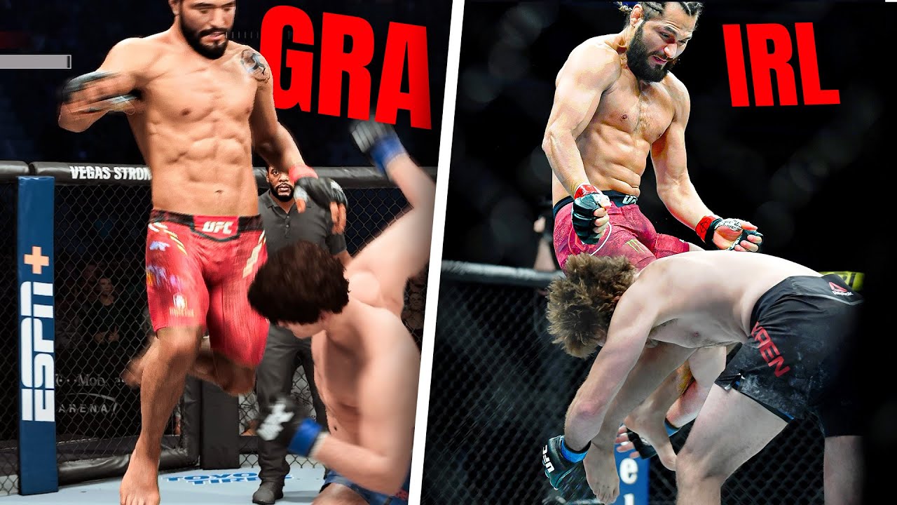 ODTWORZYŁEM NOKAUTY Z PRAWDZIWEGO ŻYCIA W UFC 5!