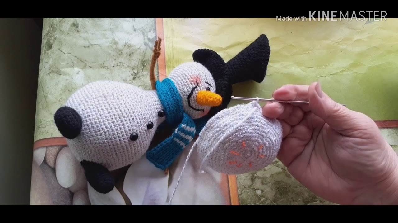 Снеговик в шляпе. МК. Часть 1