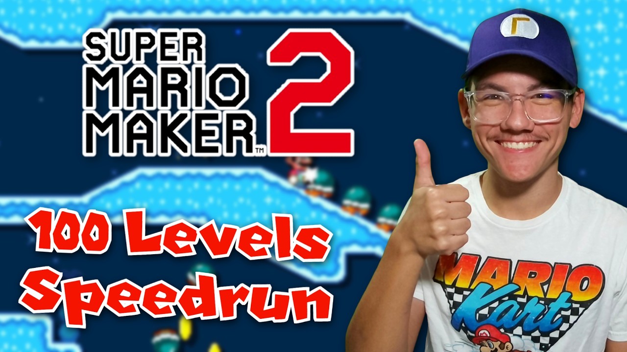 [🔴LIVE] Speedrun After Celeste! | Super Mario Maker 2 100 Levels Speedrun (PB: 1:08:42)