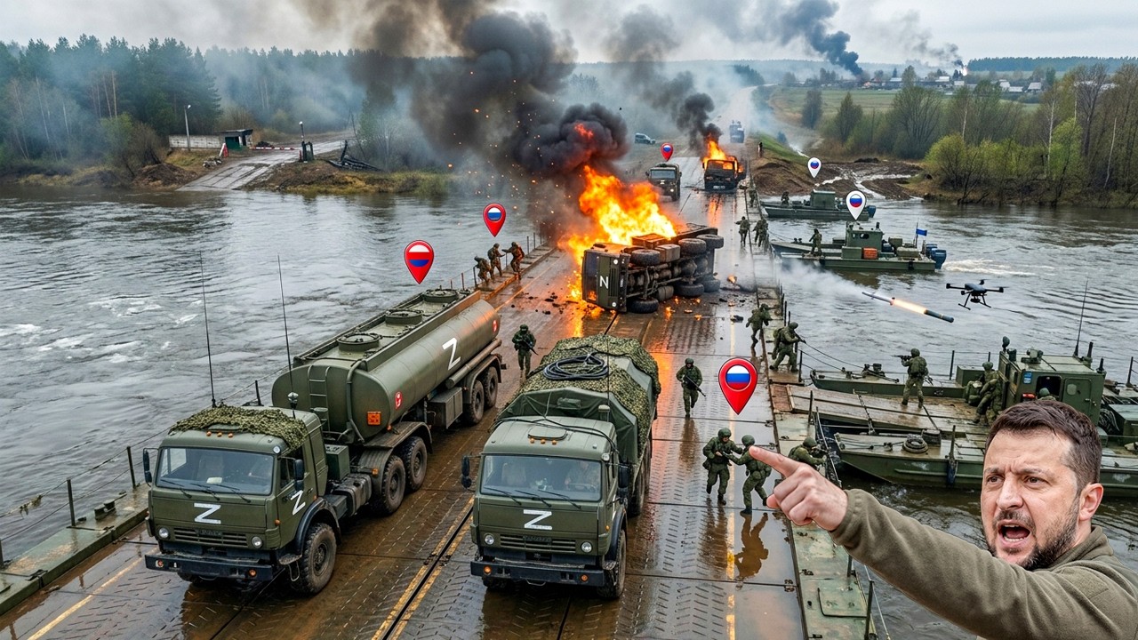 CUT OFF! Russian Fuel and Supply Convoys Entered explode in Crimea | ARMA 3