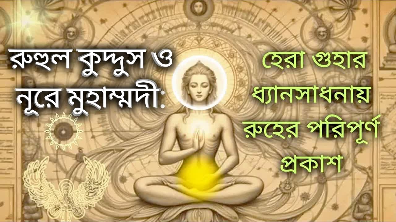 রুহুল কুদ্দুস ও নূরে মুহাম্মদী_হেরা গুহার ধ্যানসাধনায় রুহের পরিপূর্ণ প্রকাশ_ ইসলামের সাধনা_সুফিদর্শন