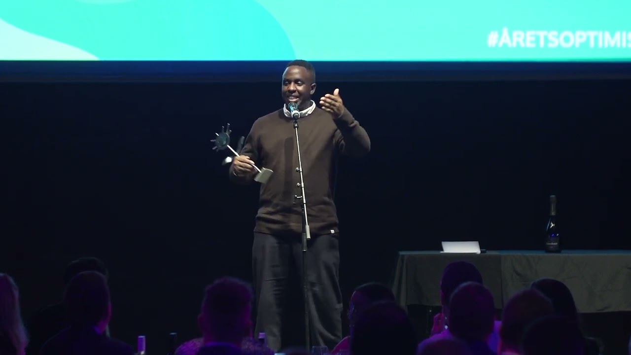 Årets Optimist 2024 - Melvin Kakooza