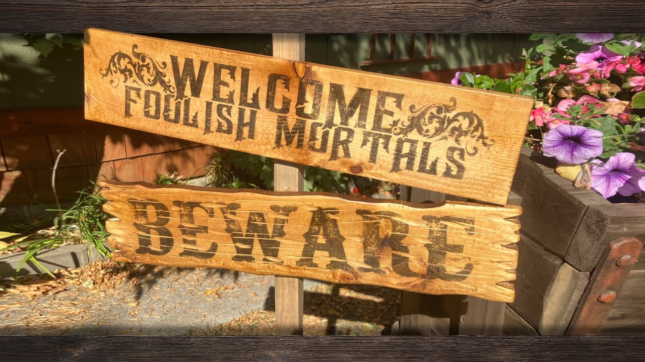 How to Create Stunning Wooden Signs with Printable Templates | Easy DIY Tutorial