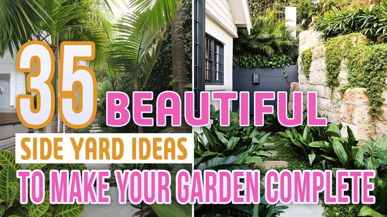 35 Beautiful Side Yard Ideas To Make Your Garden Complete