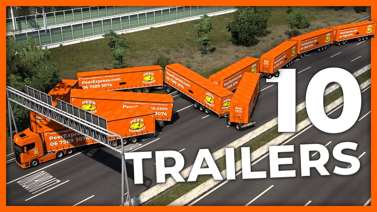 Ongelukken veroorzaken met 10 TRAILERS