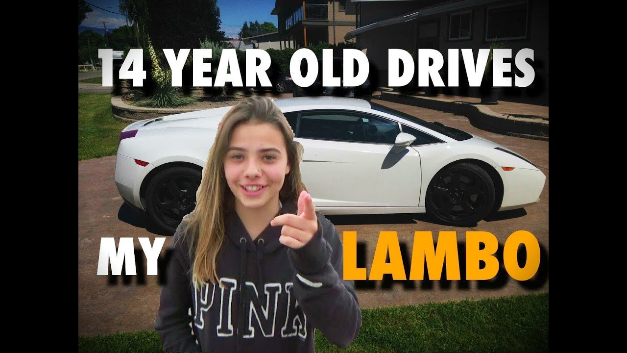 Lamborghini For Kids | 14 Year Old Girl Drives My Lamborghini Gallardo