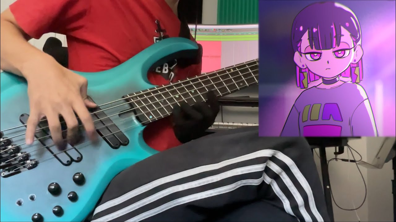 【Bass Cover】Obenkyou Shitoiteyo (Study Me) - ZUTOMAYO