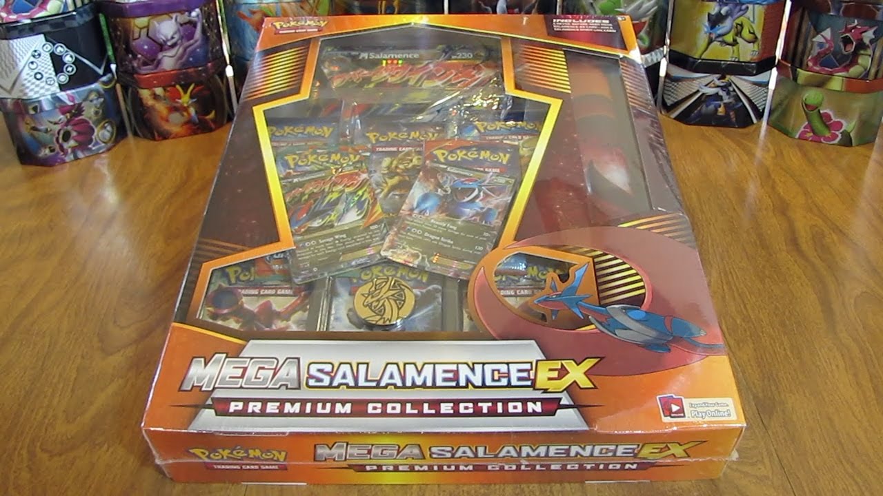 Mega Salamence EX Premium Collection Box Opening
