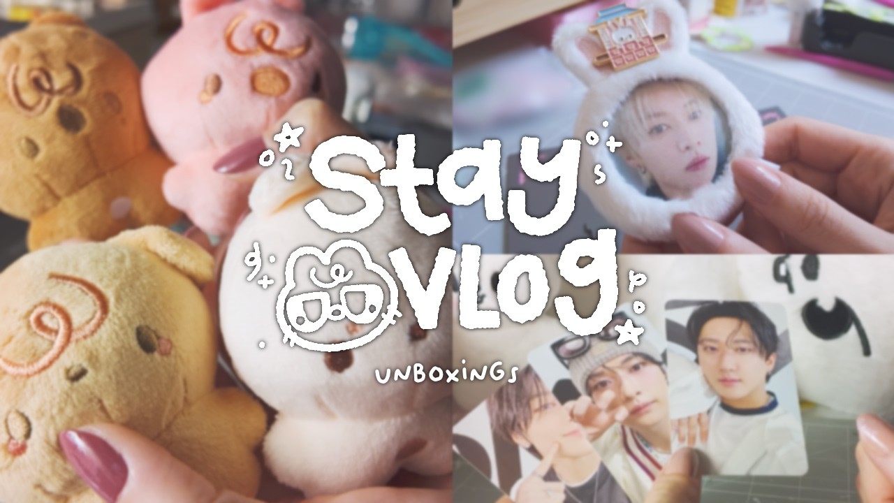 Stay Vlog | Unboxing Stray Kids Celebrate merch & more!