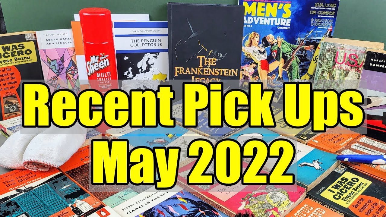 Cleaning - Vintage Paperback + Book Pick Ups - May 2022 - Incredible Finds - ASMR, Maybe!