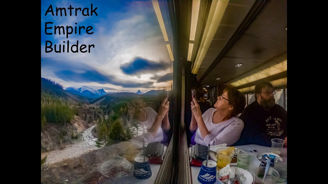 Amtrak Empire Builder Portland to Red Wing, MN sleeper car  Superliner bedroom circle  train trip