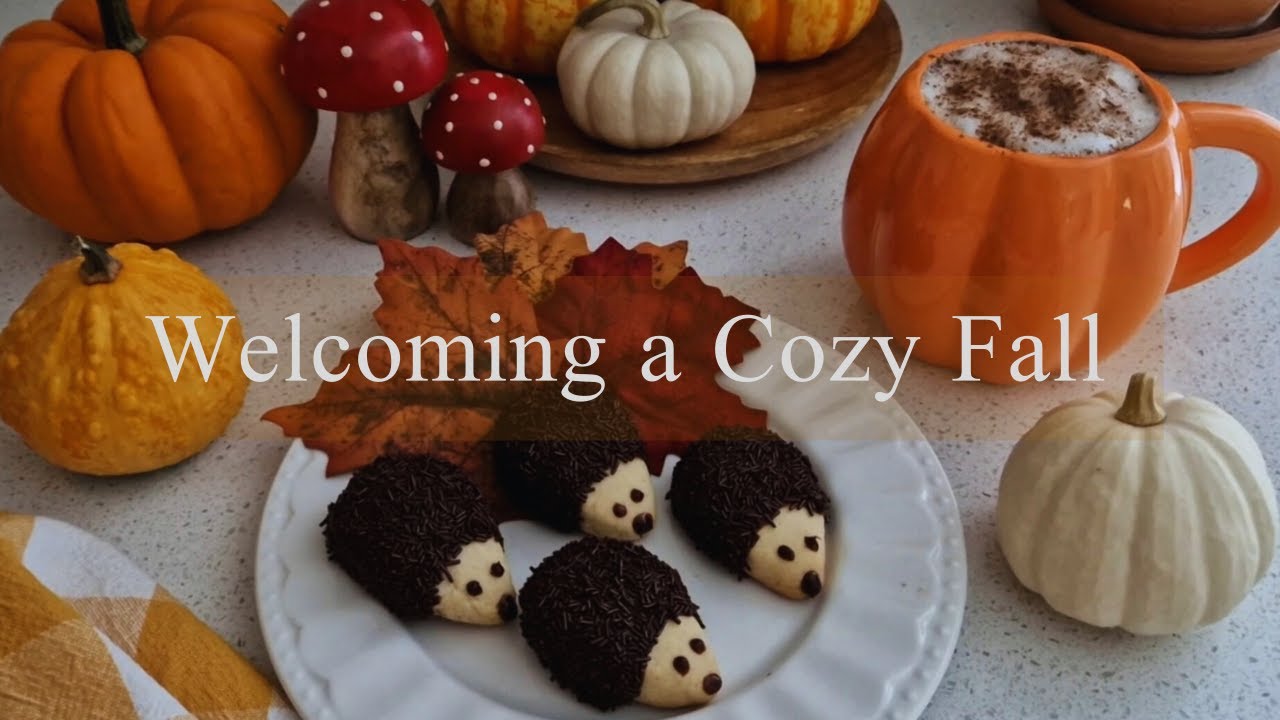 Hello Autumn!🍂🦔 Kitchen Decorating, Baking Cookies & DIY- Autumn Wreath. 🍁🍄‍🟫