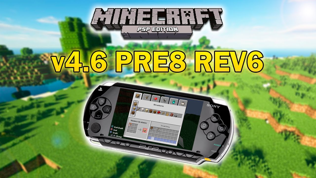 Nuevos avances Minecraft PSP | v4.6 PRE8 REV6 | luigi2498