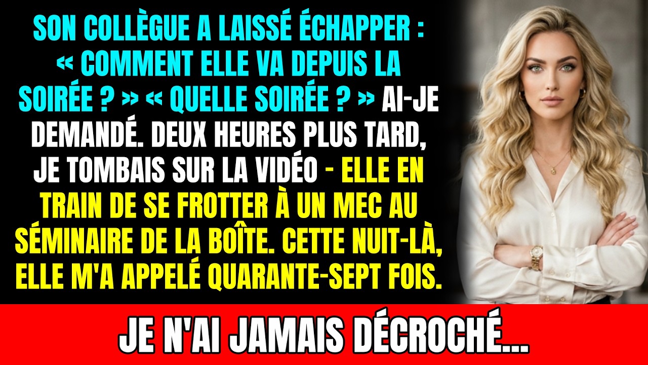 Sa collègue a gaffé : 