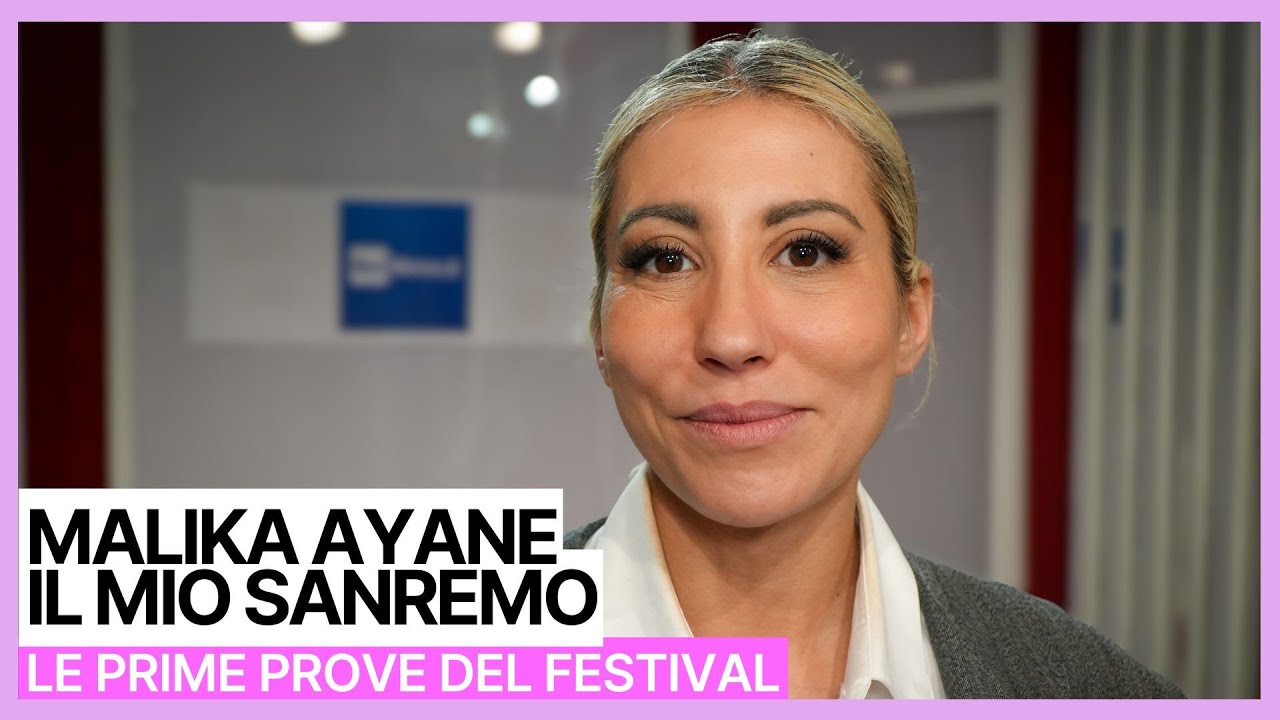 Sanremo 2026 - Malika Ayane alle prove con l'orchestra