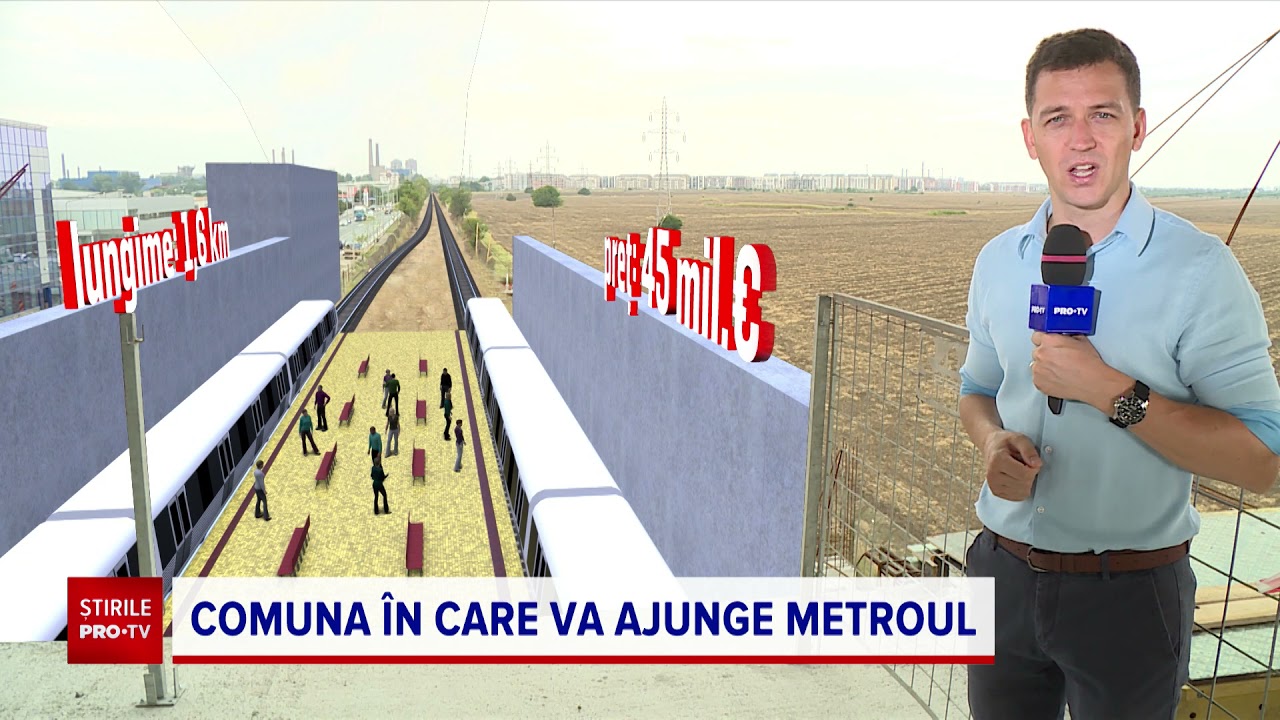 Berceni va fi prima comună din România cu metrou