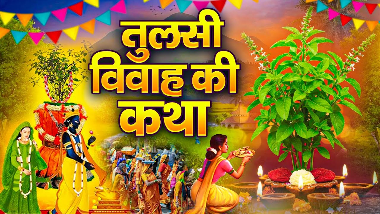 तुलसी विवाह की कथा || Tulsi Vivah Ki Katha || तुलसी विवाह की कहानी || Tulsi Vivah ki kahani #tulsi