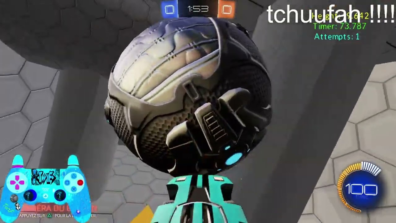 air dribbling the moon in the air dribbling test