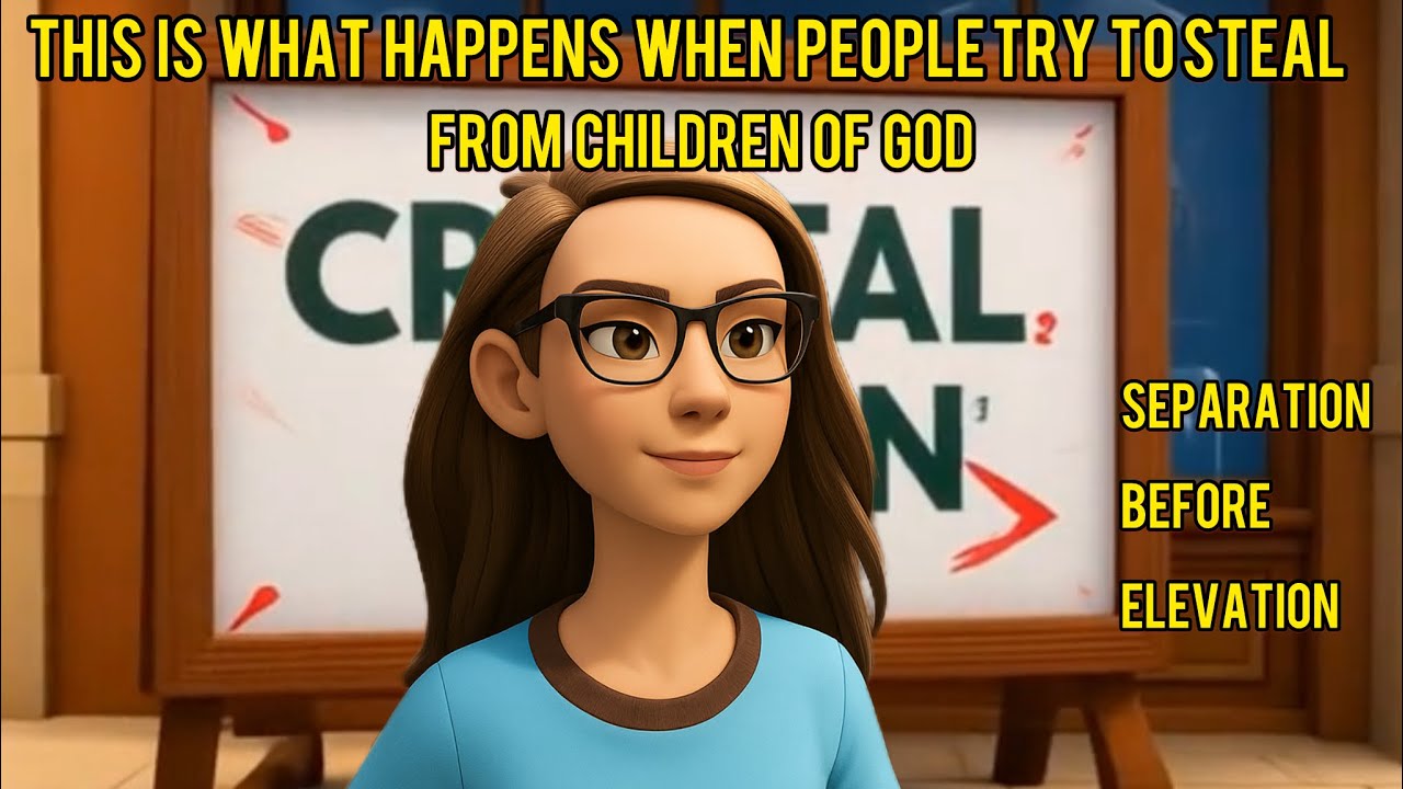 WHEN PEOPLE TRY TO STEAL FROM YOU, GOD SEPARATES YOU BEFORE HE ELEVATES YOU #christiananimation 
