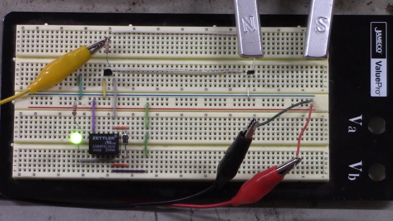 Experimenting with the Latching Hall Effect