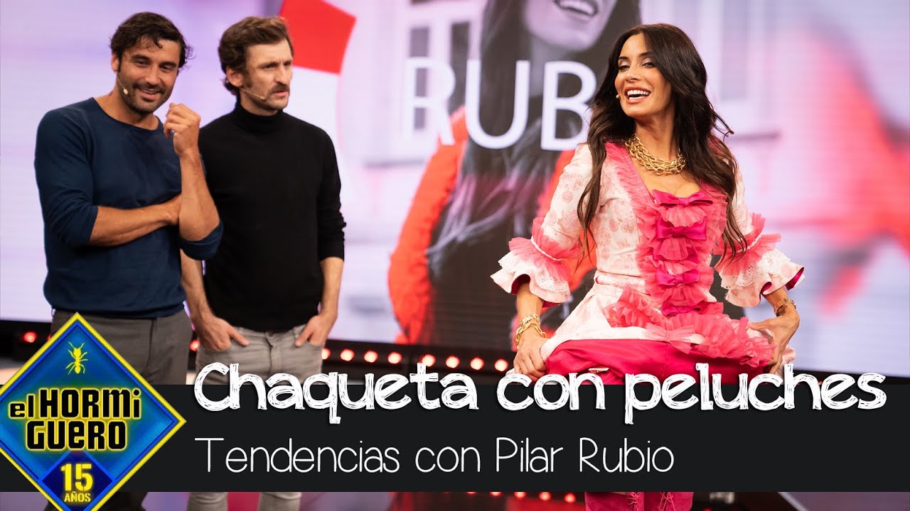 La chaqueta con peluches, la tendencia perfecta de Pilar Rubio - El Hormiguero