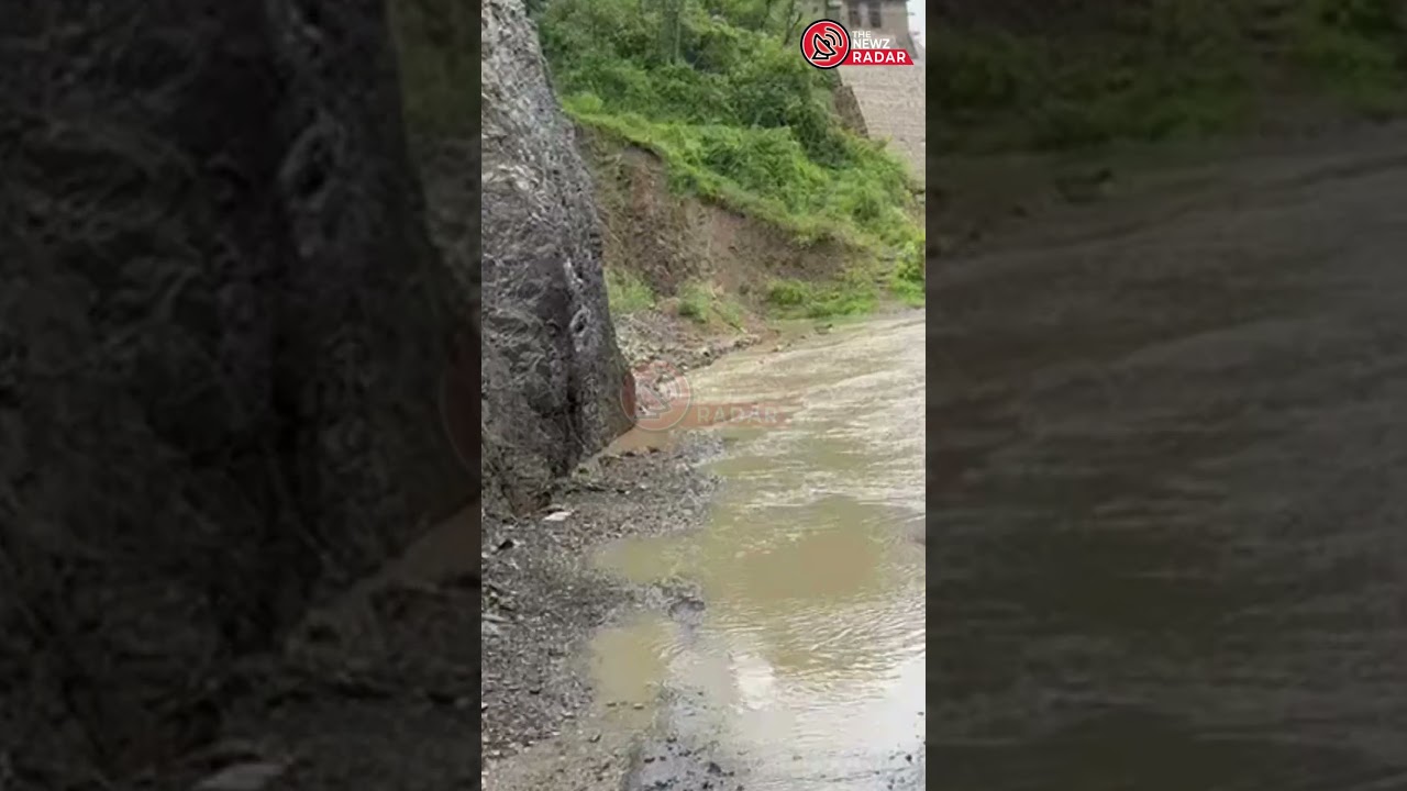 Himachal's Mandi-Kullu National Highway was blocked on Monday