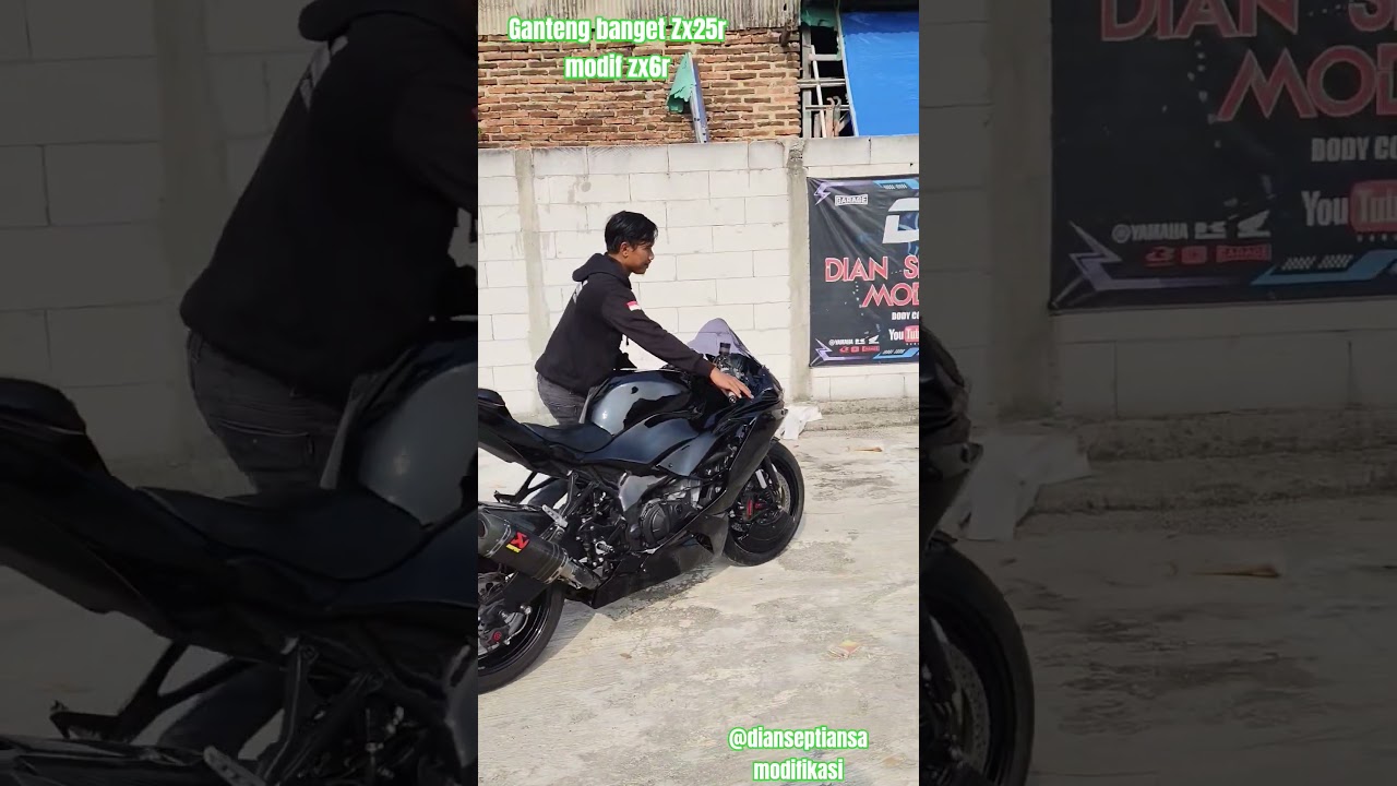 Ganteng Parah ZX25R Modif zx6r ☎081383825505 #zx25r #zx25rhedon #zx6r #shorts #foryou