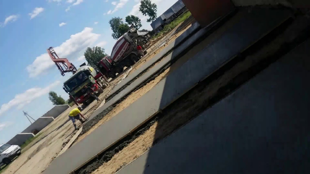 █▬█ █ ▀█▀Budowa Placu 720 m²# , płyty betonowej ,utwardzanie terenu Nowa Obora 2018 cz 1 ☆