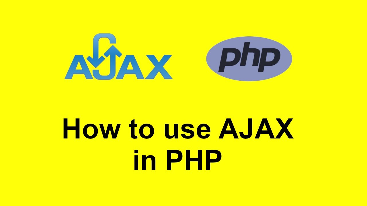 How to use AJAX in PHP || AJAX tutorial