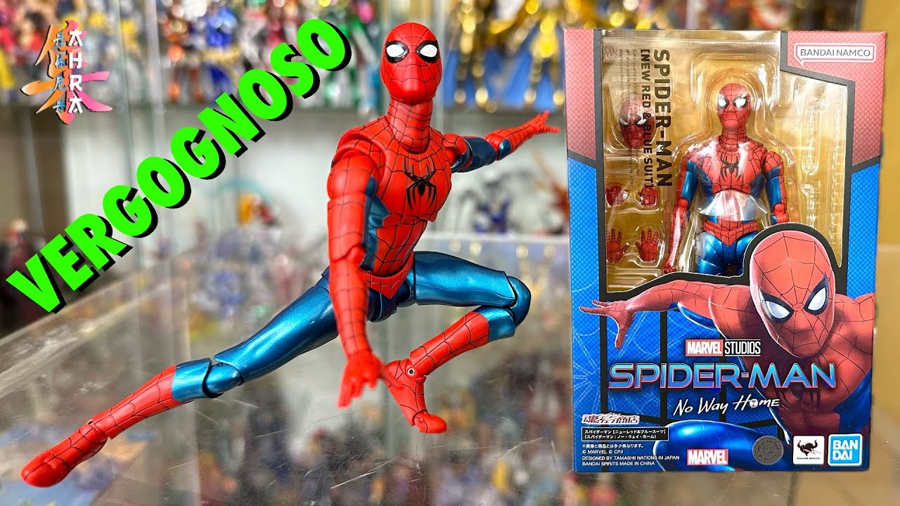 SE LO AMATE NON GUARDATE IL VIDEO - S.H.Figuarts Spider-man New Red & Blue Suit Bandai Action Figure