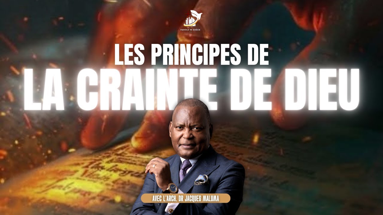 🔴 PDG SUNDAY - LES PRINCIPES DE LA CRAINTE DE DIEU  - Arch. Jacques MALUMA- 01/02