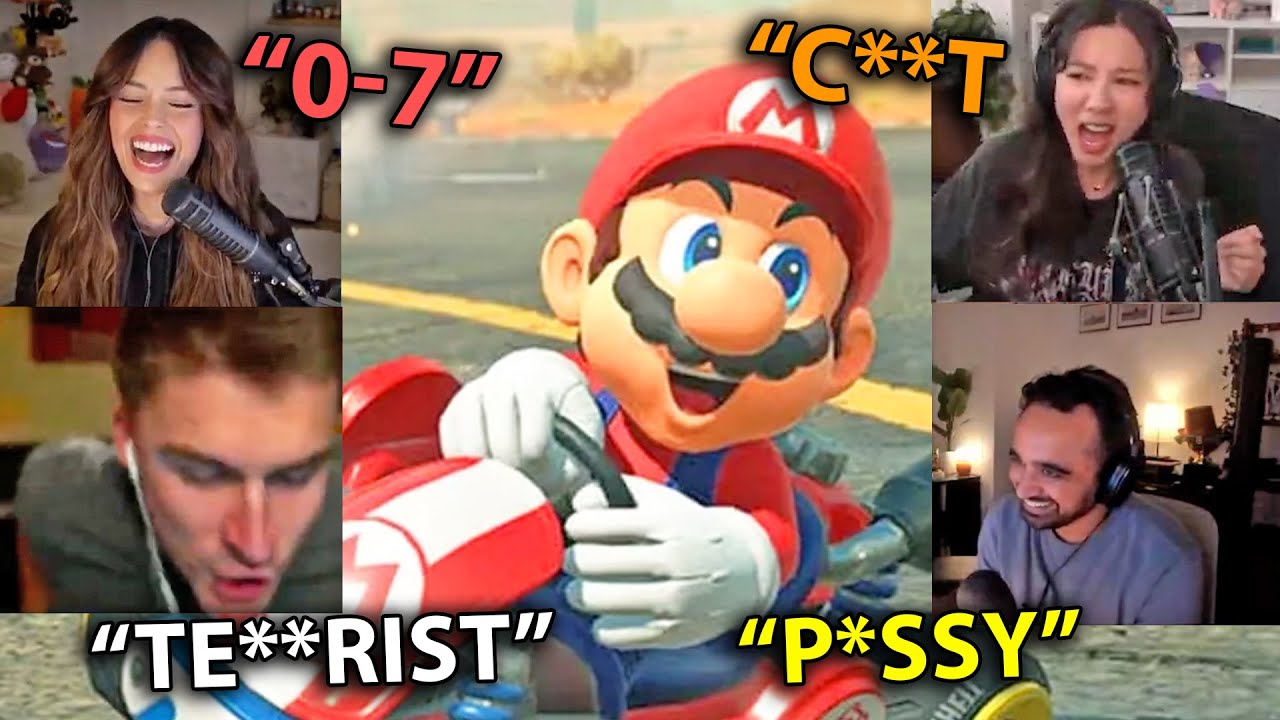 Things Get TOXIC When Ludwig, Valkyrae, Fuslie And Squeex Play Mario Kart