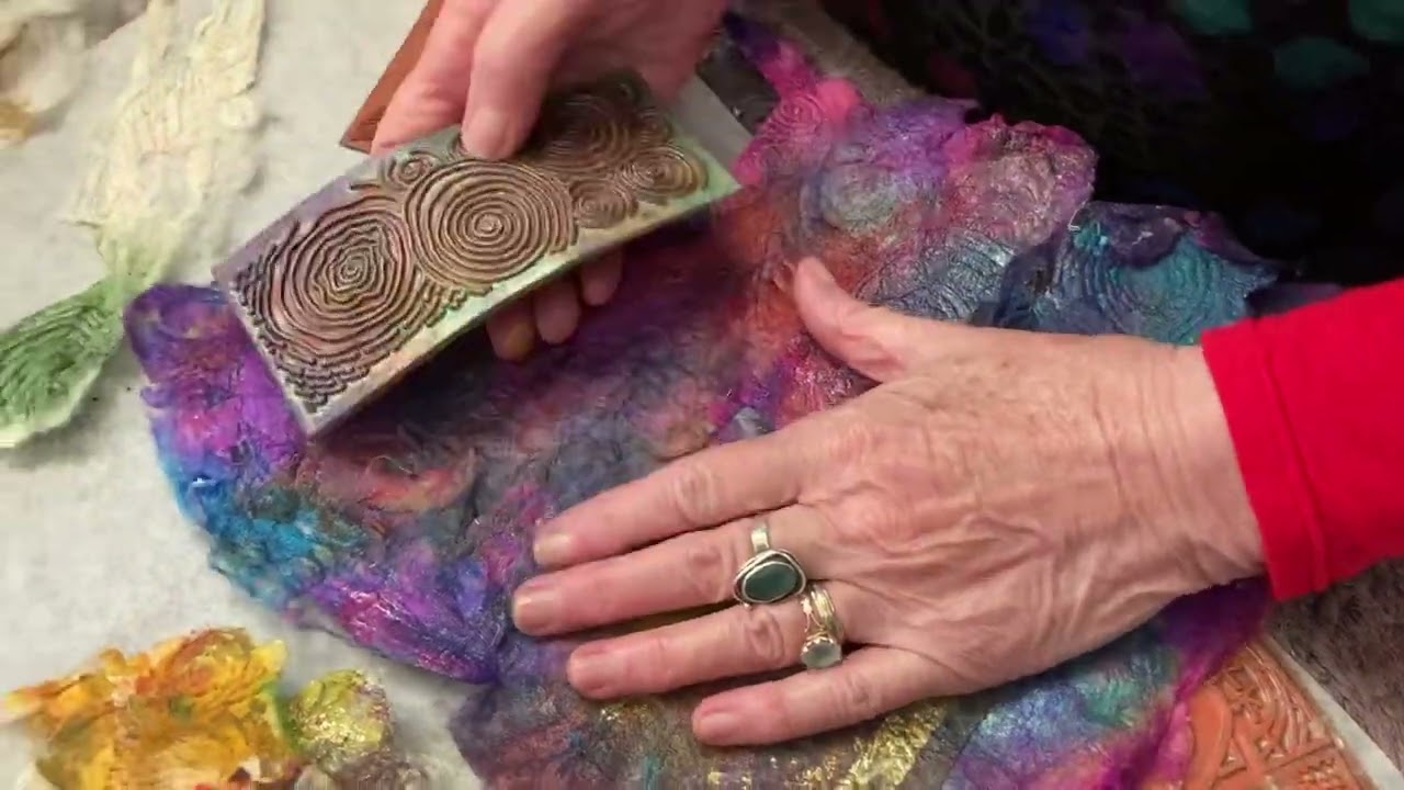 Inspiration Monday- casting and moulding with gummy silk fibres