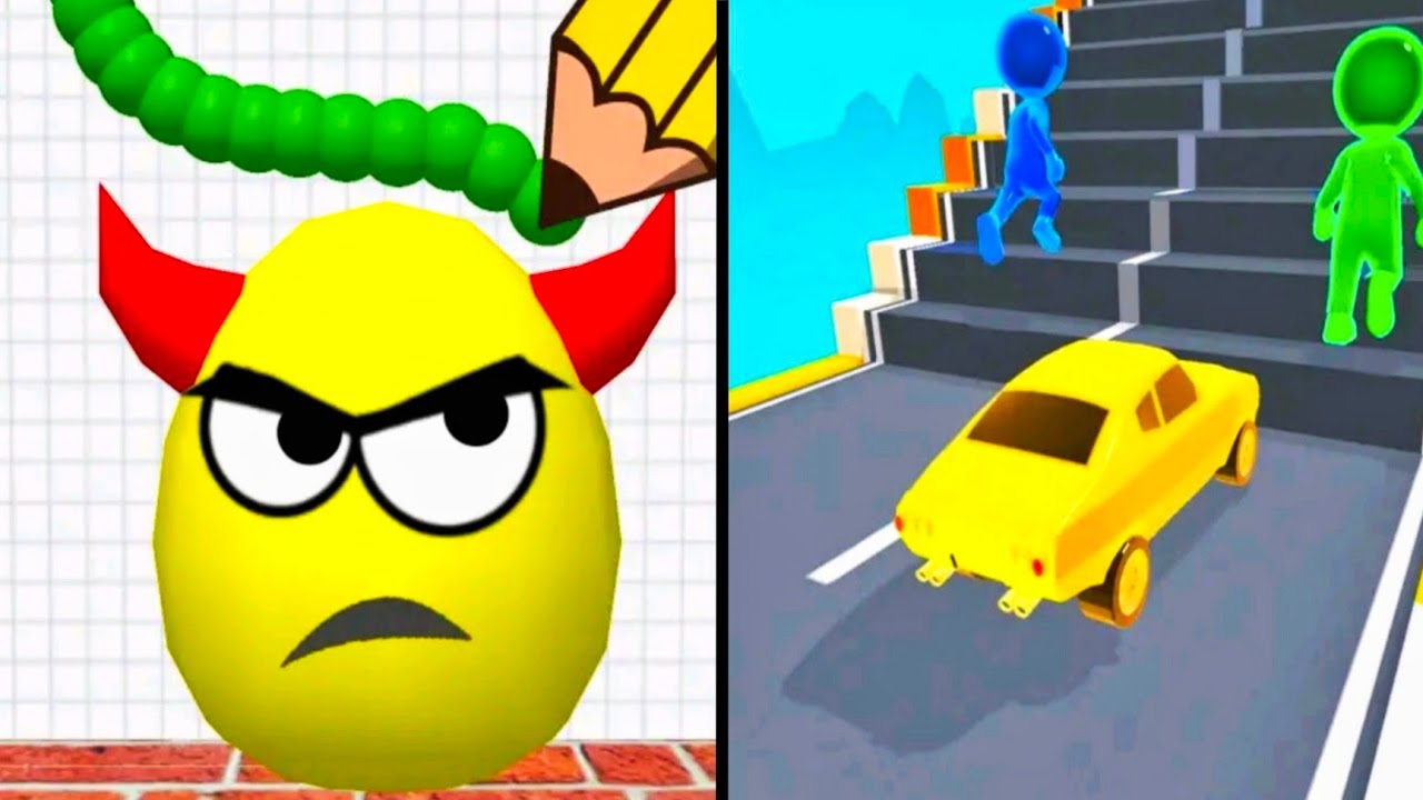 Draw To Smash vs Shape Shifting - All Levels Gameplay (Android,iOS) Part 1