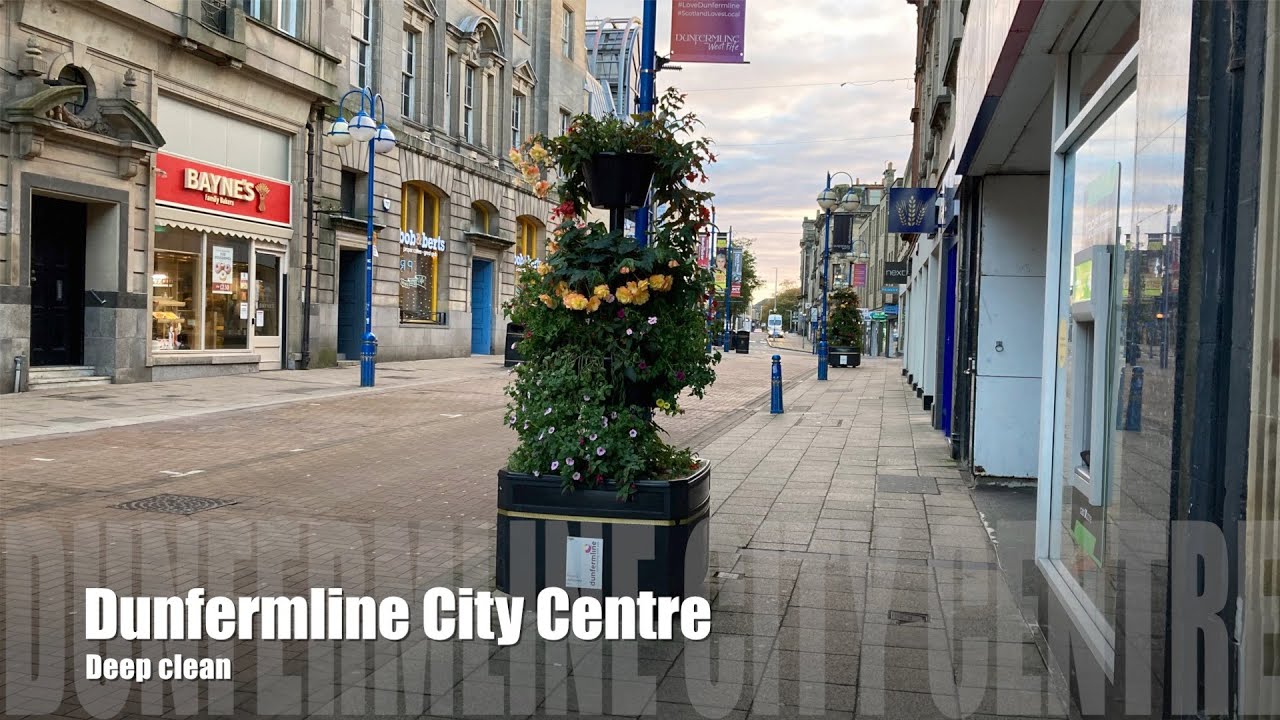 Dunfermline City Centre deep clean