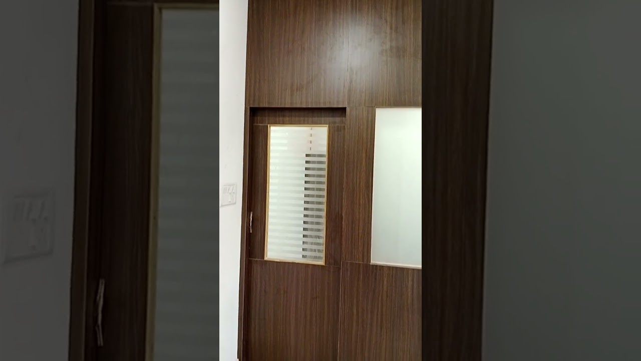 wooden office partition