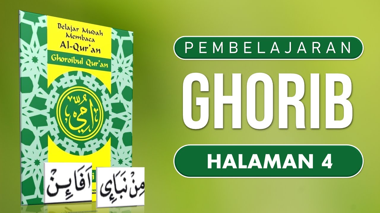 Metode Ummi Jilid Ghorib Halaman 4 