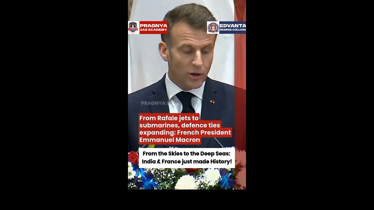 Macron&rsquo;s MASSIVE Update for India: From Rafale Jets to Submarines! 🇮🇳🇫🇷