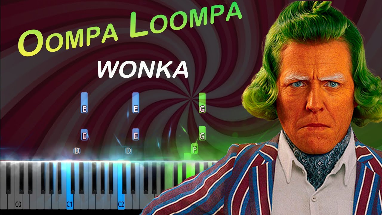 Wonka - Oompa Loompa Piano Tutorial