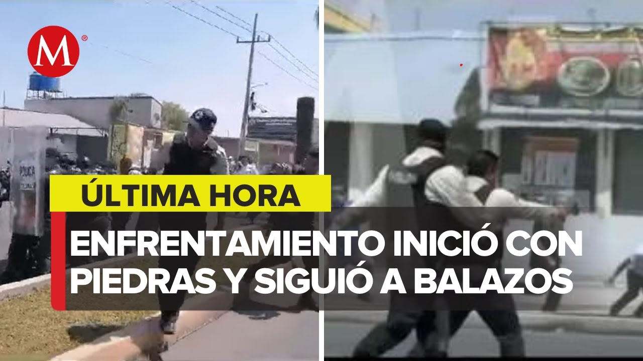 Reportan enfrentamiento entre policías y civiles en Tecámac, Edomex