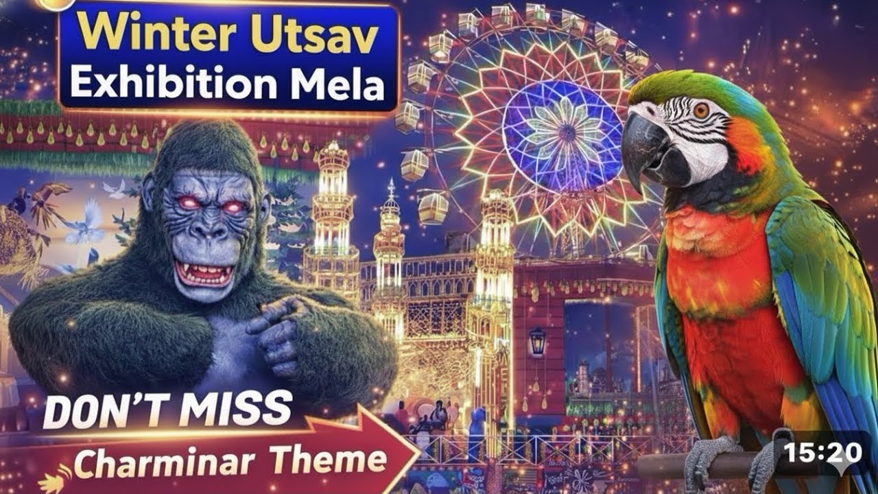 Winter utsav mela exhibition 2025 in hyderabad - Charminar Theme Exhibition hyderabad Kukatpally   